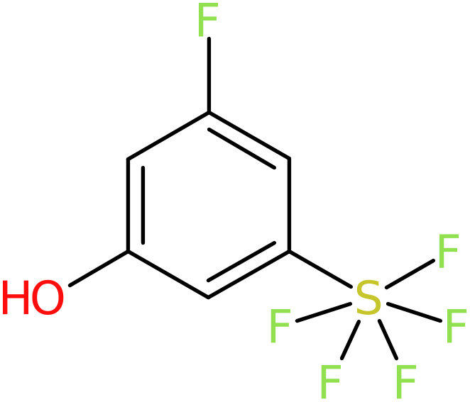 CAS: 1240257-72-0 | 3-Fluoro-5-(pentafluorosulfur)phenol, >98%, NX18654