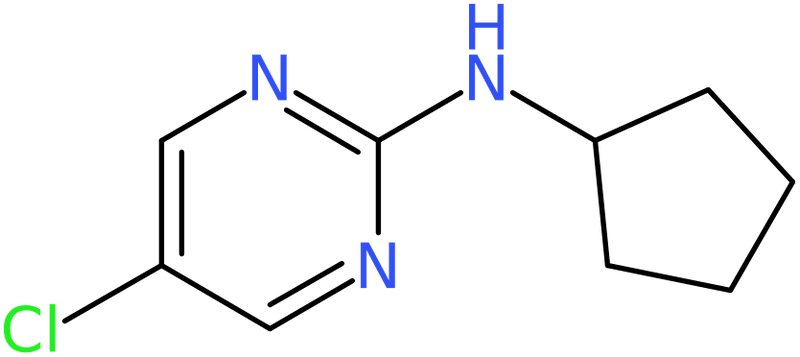 5-Chloro-N-cyclopentylpyrimidin-2-amine, >95%, NX74356