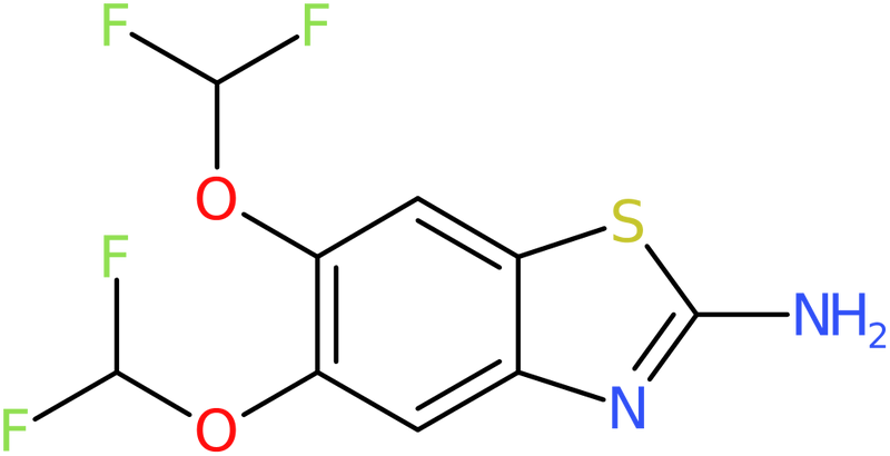 CAS: 887268-01-1 | 2-Amino-5,6-bis(difluoromethoxy)-1,3-benzothiazole, >98%, NX66998