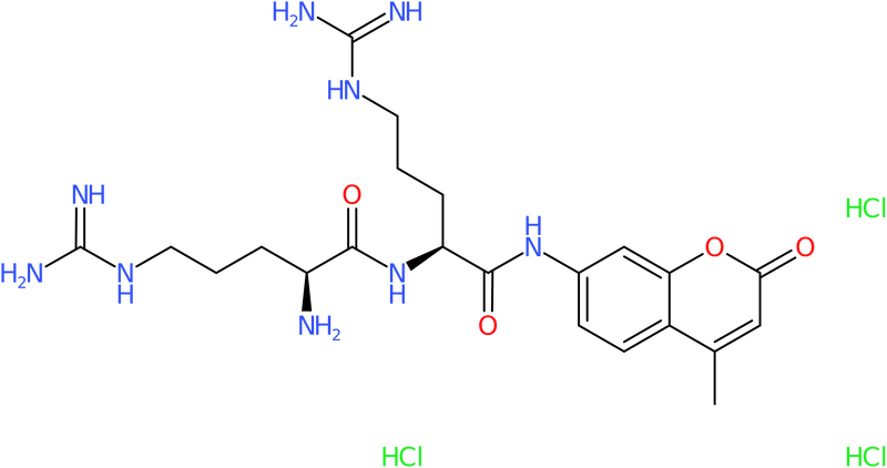CAS: 201847-69-0 | L-Arginyl-L-arginine 7-amido-4-methylcoumarin trihydrochloride, NX32910