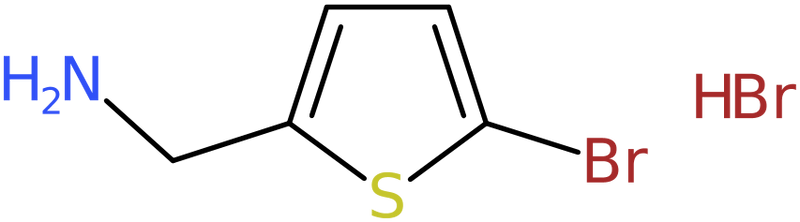 (5-Bromothiophen-2-yl)methanamine hydrobromide, >95%, NX74413