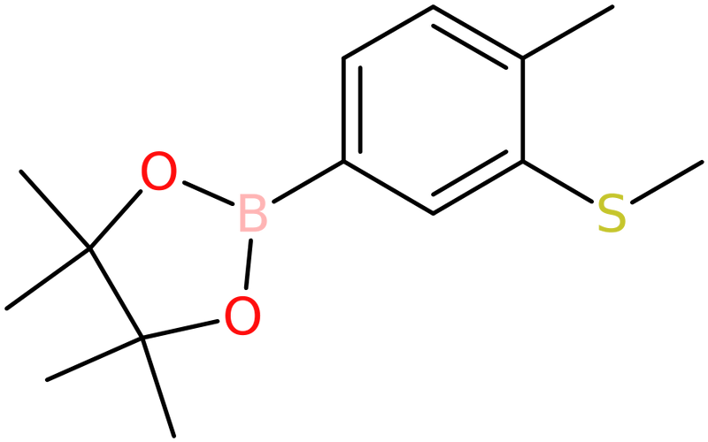 4,4,5,5-Tetramethyl-2-(4-methyl-3-(methylthio)phenyl)-1,3,2-dioxaborolane, >95%, NX74308