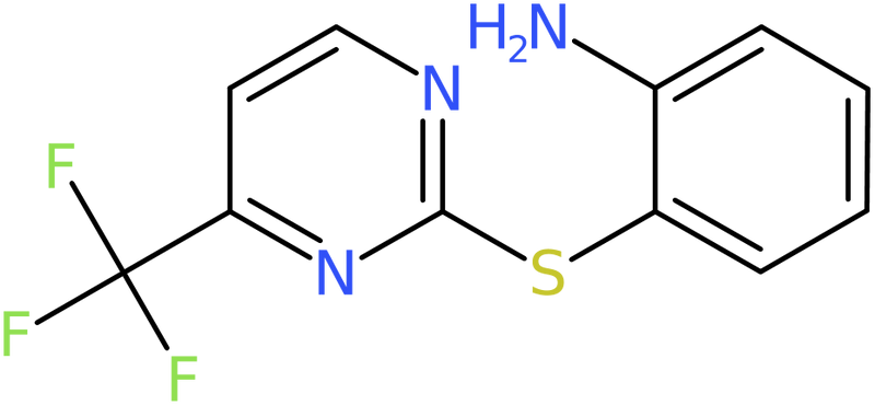 2-{[4-(Trifluoromethyl)pyrimidin-2-yl]thio}aniline, NX74485