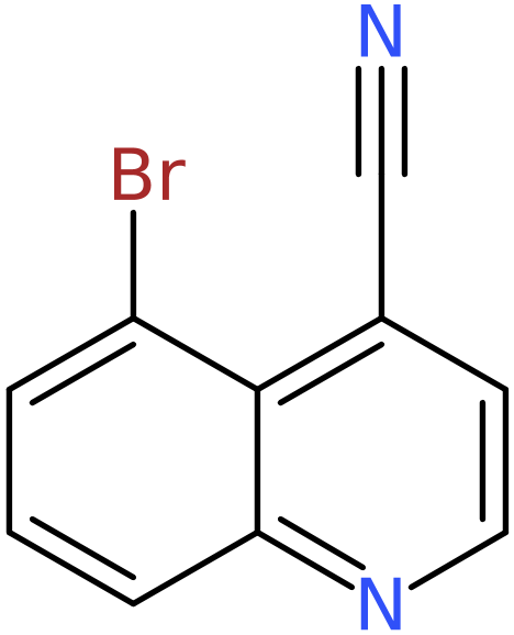5-Bromo-4-cyanoquinoline, >95%, NX74304