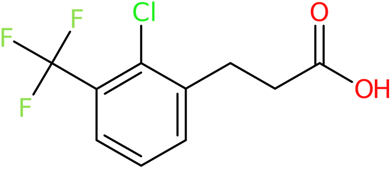 CAS: 916420-76-3 | 3-[2-Chloro-3-(trifluoromethyl)phenyl]propionic acid, >98%, NX68788