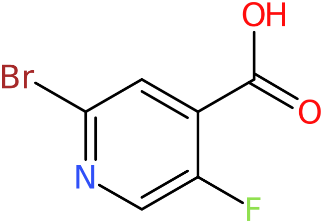 CAS: 885588-12-5 | 2-Bromo-5-fluoroisonicotinic acid, >97%, NX66399