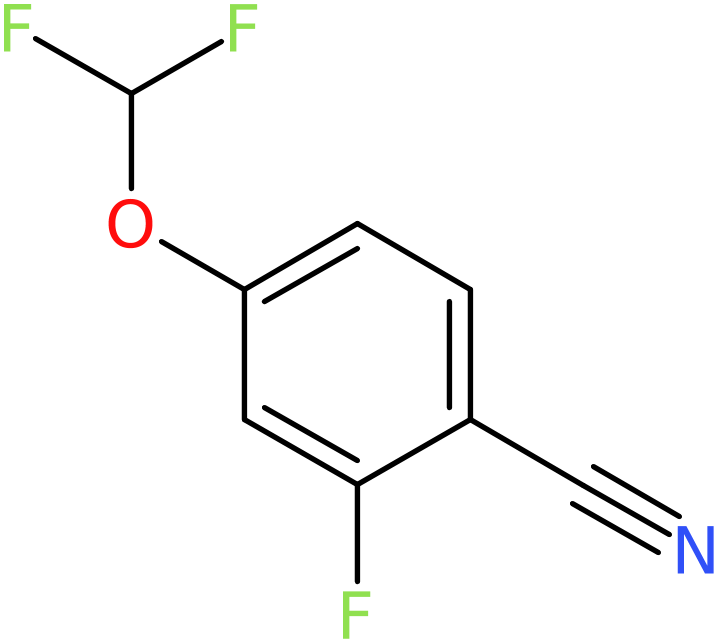 CAS: 1017779-49-5 | 4-(Difluoromethoxy)-2-fluorobenzonitrile, >97%, NX11209