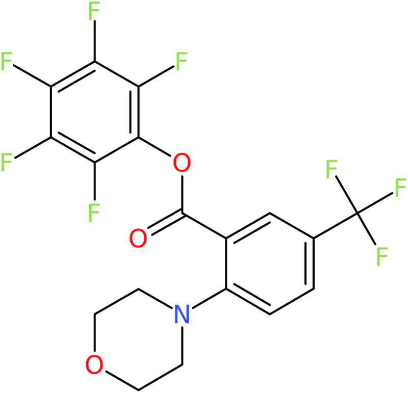 CAS: 898289-52-6 | Perfluorophenyl 2-(morpholin-4-yl)-5-(trifluoromethyl)benzoate, >97%, NX67588