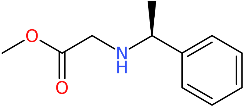 CAS: 248603-82-9 | Methyl 2-[[(1S)-1-phenylethyl]amino]acetate, >98%, NX37472
