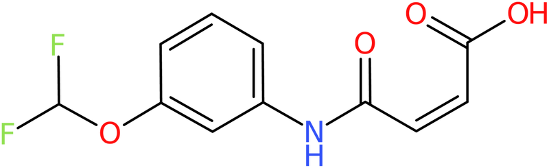 CAS: 1216321-25-3 | (2Z)-4-{[3-(Difluoromethoxy)phenyl]amino}-4-oxobut-2-enoic acid, NX17792