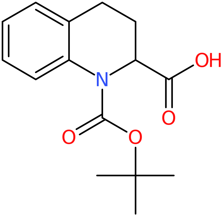 CAS: 123811-87-0 | 1-BOC-1,2,3,4-Tetrahydro-quinoline-2-carboxylic acid, NX18542