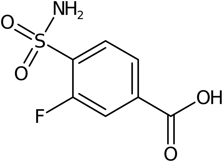 CAS: 244606-37-9 | 3-Fluoro-4-sulphamoylbenzoic acid, NX37243