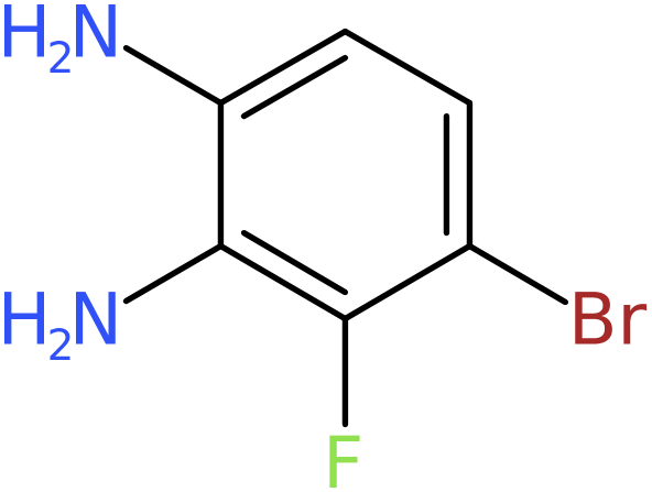 CAS: 886762-86-3 | 4-Bromo-3-fluorobenzene-1,2-diamine, >98%, NX66941
