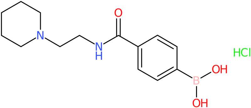 CAS: 957060-72-9 | 4-{[2-(Piperidin-1-yl)ethyl]carbamoyl}benzeneboronic acid hydrochloride, >98%, NX71038