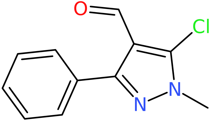CAS: 883-38-5 | 5-Chloro-1-methyl-3-phenyl-1H-pyrazole-4-carbaldehyde, NX66083