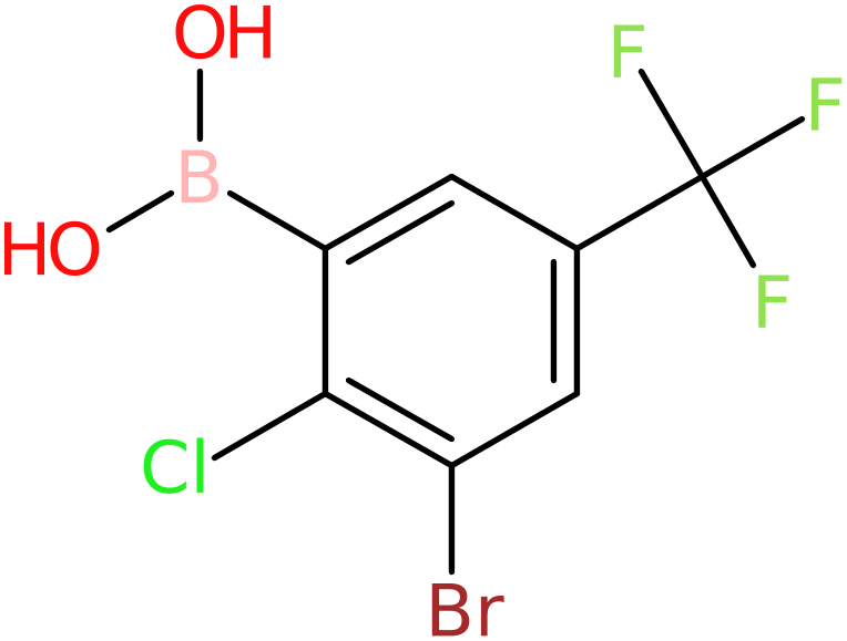 CAS: 957120-85-3 | 3-Bromo-2-chloro-5-(trifluoromethyl)benzeneboronic acid, >98%, NX71179