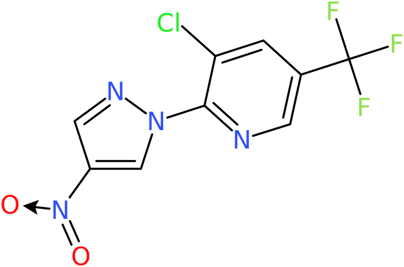 3-Chloro-2-(4-nitro-1H-pyrazol-1-yl)-5-(trifluoromethyl)pyridine, NX74622