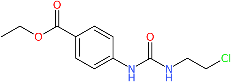 CAS: 13908-47-9 | Ethyl 4-(2-chloroethylcarbamoylamino)benzoate, NX23065