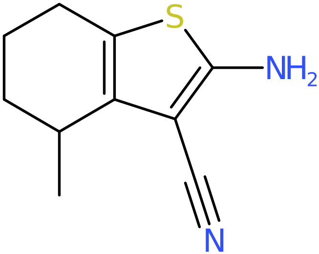 CAS: 60598-69-8 | 2-Amino-4-methyl-4,5,6,7-tetrahydro-1-benzothiophene-3-carbonitrile, >95%, NX54675