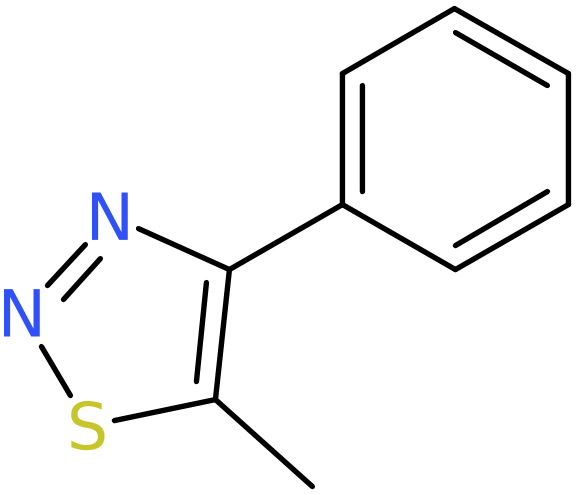 CAS: 64273-28-5 | 5-Methyl-4-phenyl-1,2,3-thiadiazole, >95%, NX56564