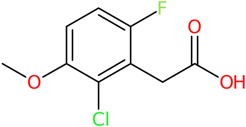 CAS: 1017777-68-2 | 2-Chloro-6-fluoro-3-methoxyphenylacetic acid, >98%, NX11110