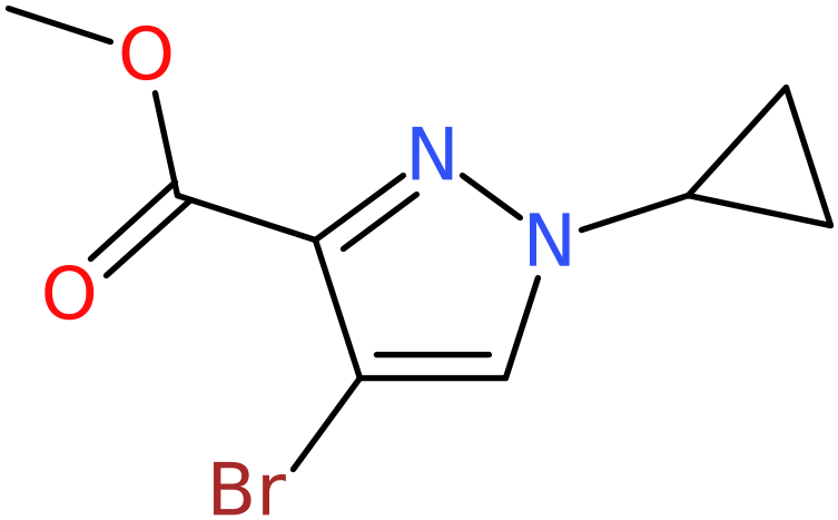 CAS: 2407349-25-9 | Methyl 4-bromo-1-cyclopropyl-1H-pyrazole-3-carboxylate, NX36919