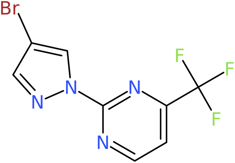2-(4-Bromo-1H-pyrazol-1-yl)-4-(trifluoromethyl)pyrimidine, NX74486