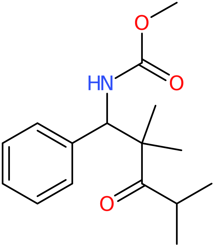 CAS: 1000018-26-7 | Methyl N-(2,2,4-trimethyl-3-oxo-1-phenylpent-1-yl)carbamate, NX10072