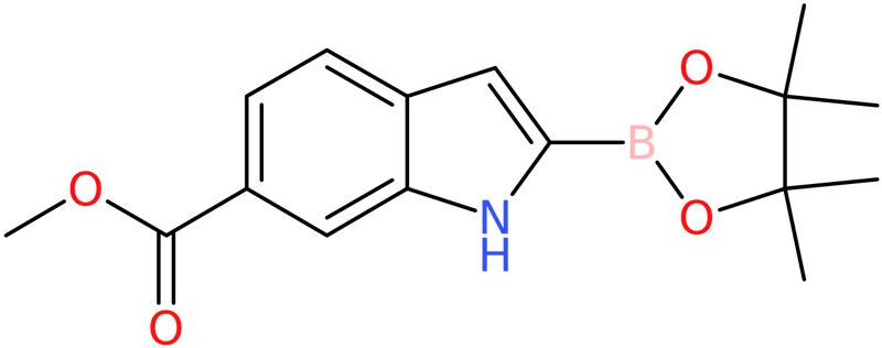 CAS: 1256359-21-3 | 6-Methoxycarbonylindole-2-boronic acid, pinacol ester, >98%, NX19111
