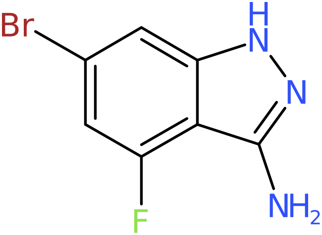 CAS: 1227912-19-7 | 6-Bromo-4-fluoro-1H-indazol-3-amine, >97%, NX18250