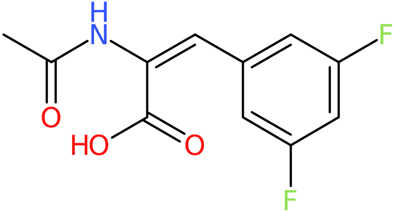 CAS: 883035-24-3 | 2-(Acetylamino)-3-(3,5-difluorophenyl)-2-propenoic acid, NX66090