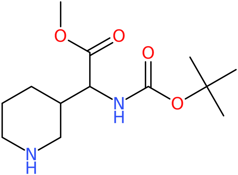 CAS: 1219331-78-8 | Methyl 2-(Boc-amino)-2-(3-piperidyl)acetate, NX17904